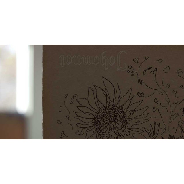 Abstract Abstract Henri Matisse Original Signed "Bukett De Fleurs Variees" Lithograph For Sale - Image 3 of 7