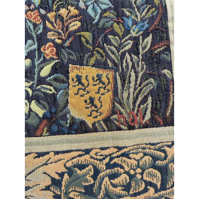 Large Jaquar Tapestry with Marriage Design, 1980s For Sale - Image 14 of 18