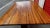 Wood 1960s Vintage Oak Trestle Dining Table For Sale - Image 7 of 8