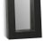 Modern full length mirror with solid heavy black wood frame. Each may vary in natural wood grain / slight imperfections....
