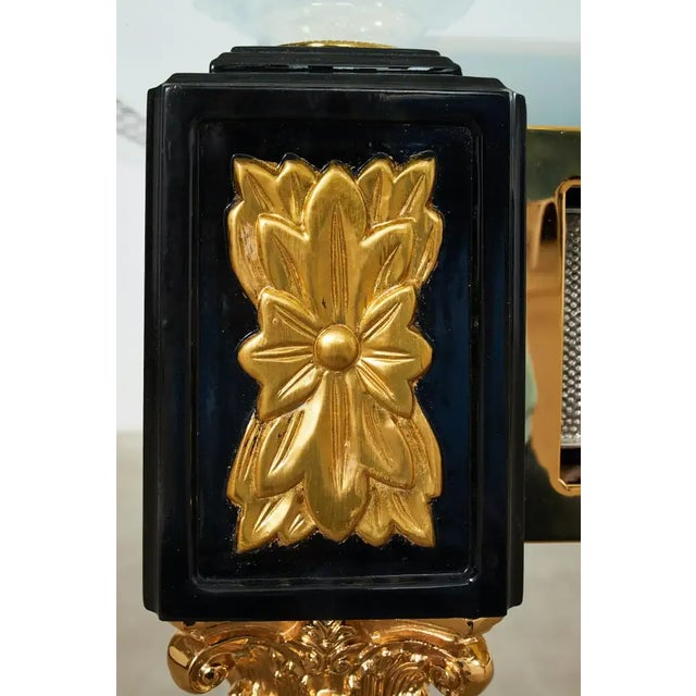 Metal Neoclassical Style Gilded Metal Dining Table After Versace For Sale - Image 7 of 13