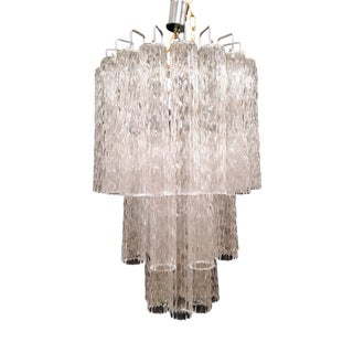 Chandelier with Tubes from VeArt, 1960s For Sale