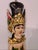 Vintage 25” Balinese Gilt Wood Temple Dancer Wall Sculpture, Hand-Carved, Indonesia For Sale - Image 9 of 12