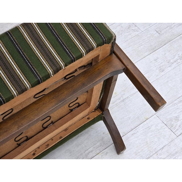 Danish Wool and Beech 2-Seater Sofa, 1960s For Sale - Image 13 of 18