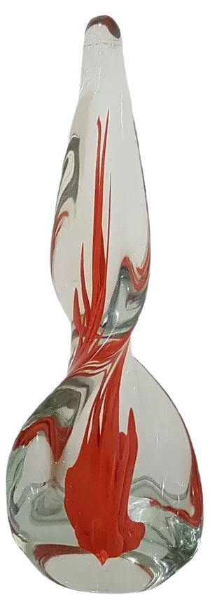 Glass Spiraling Obelisk from Venini, 1950s