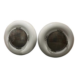 Monumental Pair of 1940s Style Wall Fixtures For Sale