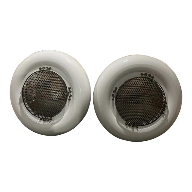 Monumental Pair of 1940s Style Wall Fixtures For Sale