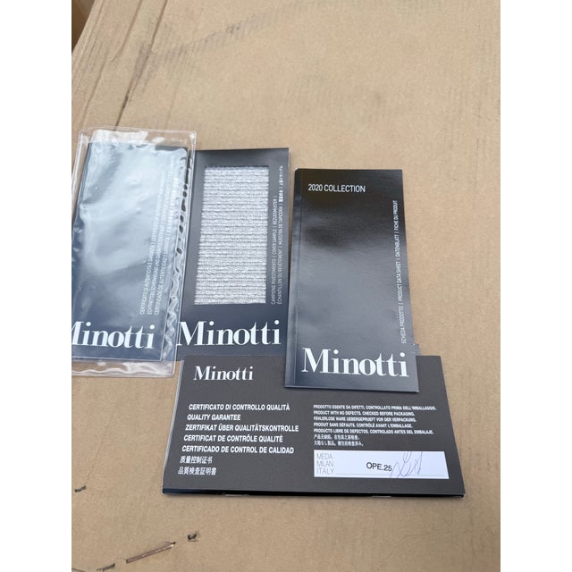 Metal Minotti Tape Cord Armchair For Sale - Image 7 of 8