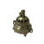 Vintage Silver Pewter Color Metal Foo Dog Ding Shape Incense Holder For Sale - Image 9 of 10