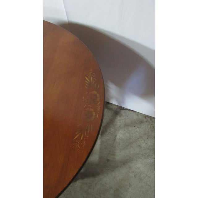 Wood 1980s Hitchcock Drop-Leaf End Table Farmhouse For Sale - Image 7 of 9