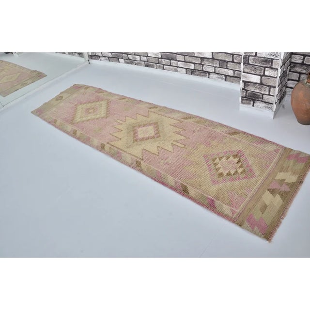Handmade wool carpet in Turkish Anatolia , Vintage Oushak Rug,Turkish Vintage Anatolian Rug, Handmade wool Rug . One Of...