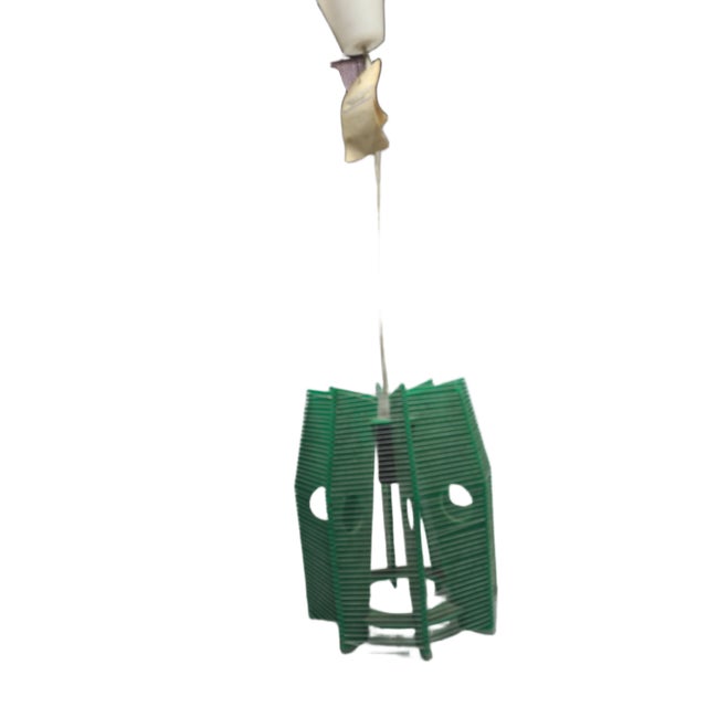 Vintage Pendant Lamp by Huta Sedzimira in Cracow, Poland, 1980s For Sale - Image 11 of 12