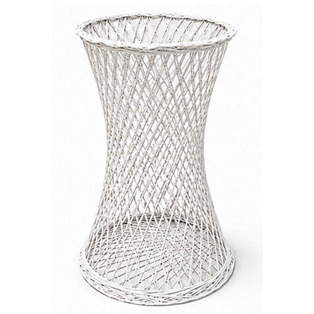 Mid-Century 30" Tall Spun Fiberglass Hourglass Plant Stand by Russell Wood For Sale - Image 4 of 6