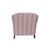 Wood Anne Rose Tufted Club Chair For Sale - Image 7 of 8