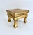 Japanese Vintage Gold Lacquered Japanese Buddhist Altar Tabletop Offering Stand For Sale - Image 3 of 9