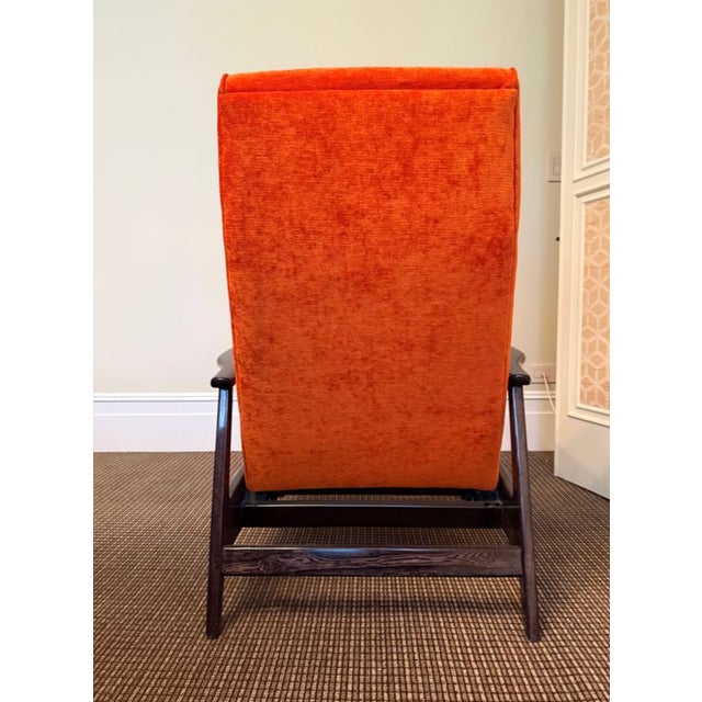 Wood Mid 20th Century Attributed to Milo Baughman Mid Century Recliner For Sale - Image 7 of 7