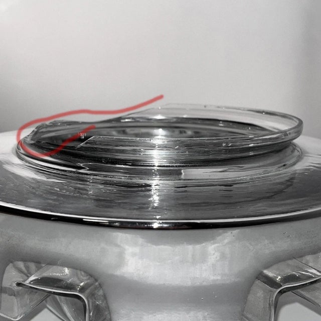 Crystal Palace P-1288 Ceiling or Wall Light in Partially Mirrored Glass from Raak Amsterdam, Netherlands, 1970s For Sale - Image 11 of 14