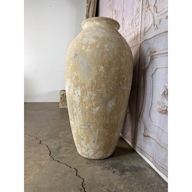 Spanish Colonial Hand-Painted Terracotta Urns, Mid-20th Century For Sale - Image 10 of 11