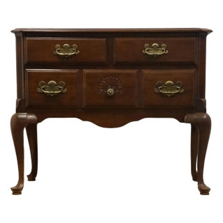 Keller Furniture Solid Cherry Traditional Style 37" Lowboy Chest For Sale