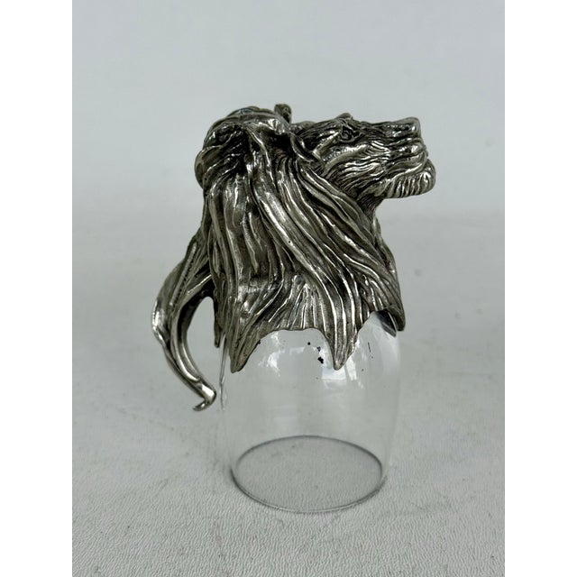 Vintage Frankli Wild Royal Selangor South African Figural Animal Shot Glasses 5 Pieces For Sale - Image 9 of 12