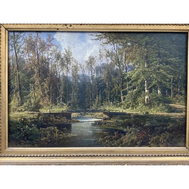 A miniature painting *by Cölestin Brügner *Berlin landscape painter, exhibited at the academy in 1854-66. Bibliography:...