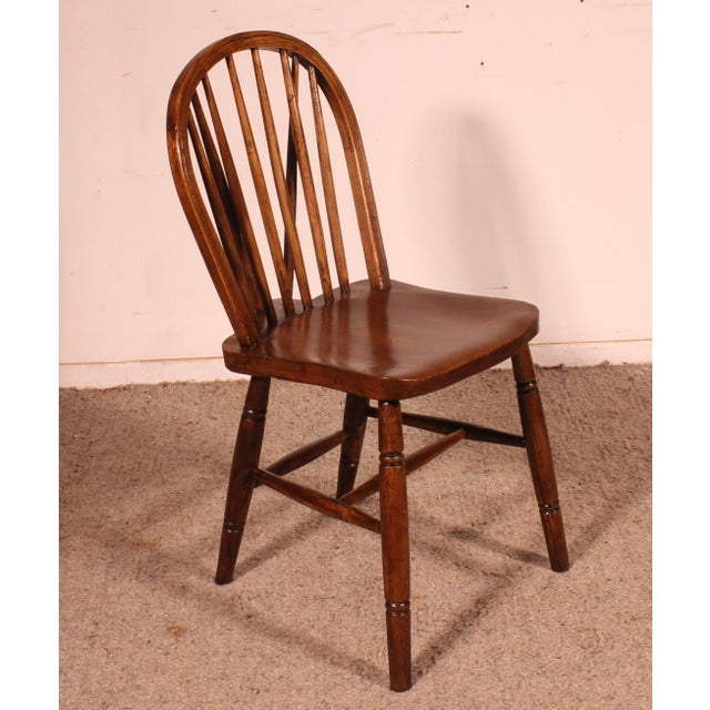 Wood 19th Century Windsor Chairs, Set of 6 For Sale - Image 7 of 14