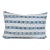 12” X 19” Lee Jofa Makassar Ikat Blue White Beige Lumbar Pillow Cover For Sale