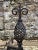 Metal 19th Century Gothic Wrought Iron Fireplace Andirons, Set of 2 For Sale - Image 7 of 8