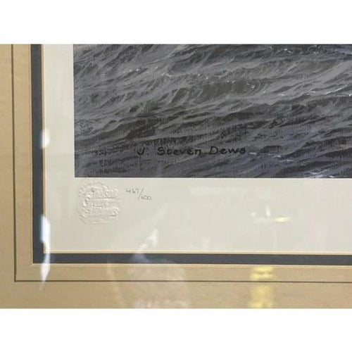 Wood J. Steven Dews, The Tweed in the Channel Campaign, 1875, Limited Print, Framed For Sale - Image 7 of 12