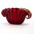 1960s Italian Murano Style Art Glass Red Bowl With Gold Flecks For Sale In Boston - Image 6 of 10