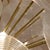 Sputnik Hanging Lamp with White Murano Glass Discs, 1950s For Sale - Image 4 of 5