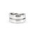 Ladies Cartier Paris Nouvelle Vague 18k White Gold Diamond Crossover Band Ring, Size 6 For Sale In Houston - Image 6 of 9