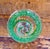 Green Vintage Vietri Hand-Painted Festive Glass Goblets - Set of Six For Sale - Image 8 of 12