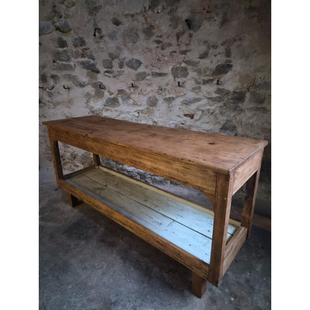 Antique French Draper's Table, 1920s For Sale - Image 4 of 18