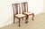Baker Furniture Company Baker Furniture Style Chippendale Carved Mahogany Side Chairs or Dining Chairs, Pair For Sale - Image 4 of 13