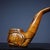 Amber Late 19th Century Carved Rosewood Tobacco Pipe With Dragon Motif, 330g For Sale - Image 8 of 9