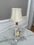 Textile Vintage Figural French Style Lamp For Sale - Image 7 of 8