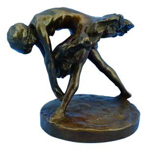 Edgar Degas, Ballerina Tying Her Shoe, 1890s, Bronze