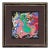 Jiang Tiefeng, Emerald Lady Ii, Original Mixed Media on Handmade Paper, 27.5x27.5 In. Framed, 1992 For Sale