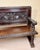 Spanish Carved Wood Bench With Barley Twist Legs, 20th Century For Sale - Image 9 of 16