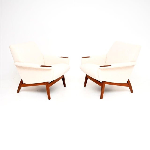 Danish Teak Lounge Chairs, 1960s, Set of 2 For Sale - Image 4 of 11