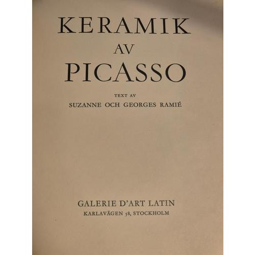 After Picasso, Céramiques de Picasso Plates, 1948, Prints, Framed, Set of 2 For Sale - Image 6 of 8