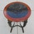 1960s Mid-Century Egyptian Revival Style Round Stone-Top Accent Table With Sculptural Winged Griffins. For Sale - Image 5 of 12