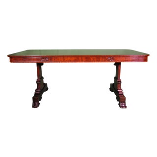 Empire Table with Lyre Legs, 1840 For Sale