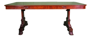 Empire Table with Lyre Legs, 1840