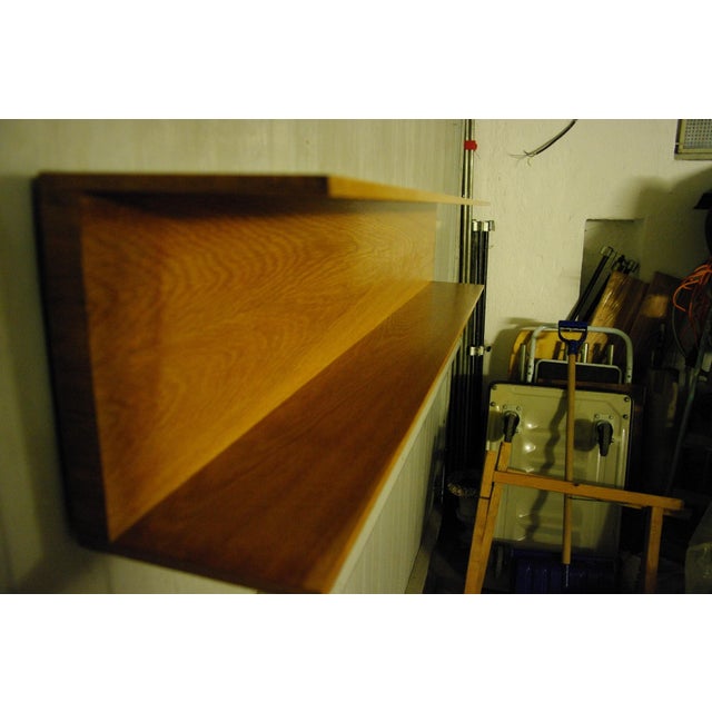Mid-Century Modern Teak Wall Shelf by Walter Wirtz for Wilhelm Renz, 1960 For Sale - Image 3 of 11