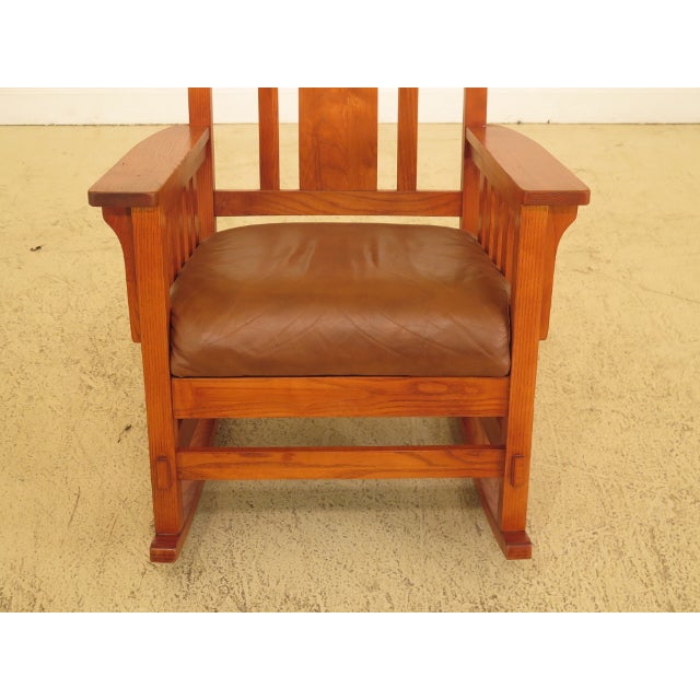 Vintage Restoration Hardware Mission Style Arts & Crafts Rocking Chair