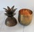 Vintage Brass Pineapple Lidded Container For Sale - Image 4 of 5