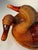 1950s Asian Folk Art Duck Wicker Lidded Basket For Sale - Image 5 of 11