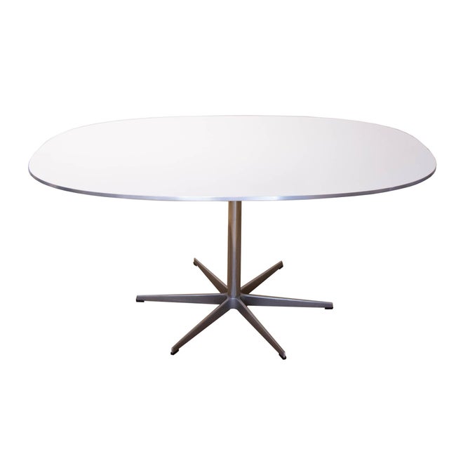 Tavolo Superellipse Dining Table by Piet Hein and Bruno Mathsson for Fritz Hansen, 1995 For Sale - Image 12 of 12